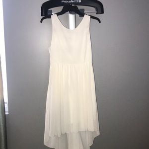 Off White hi low dress